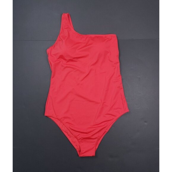 Andie Swim The Nantucket One Shoulder One Piece Swimsuit Women Sz 3XL Cherry Red - Picture 16 of 16